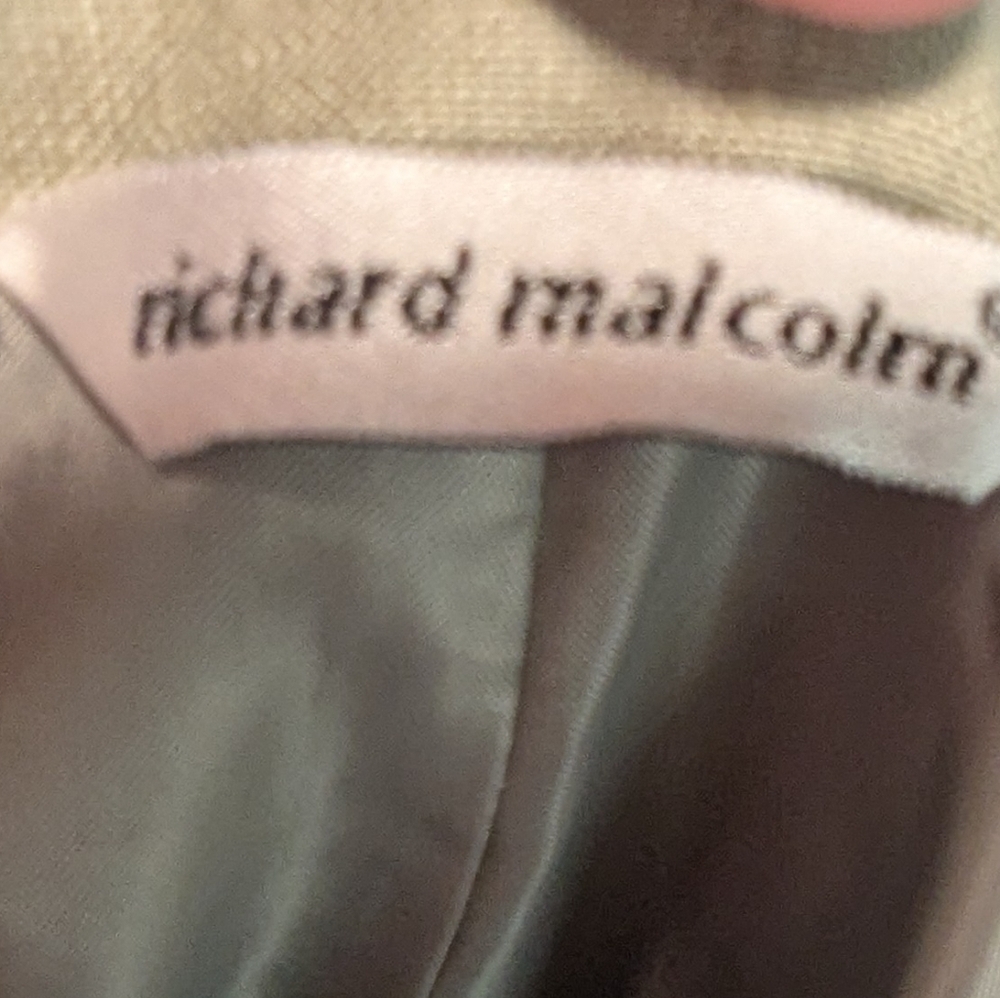 Richard Malcolm, Vintage Linen Crop Pants,Size 6 - Picture 4 of 5